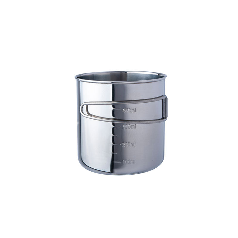 BasicNature Edelstahlbecher 'Space Safer' 0,6 L