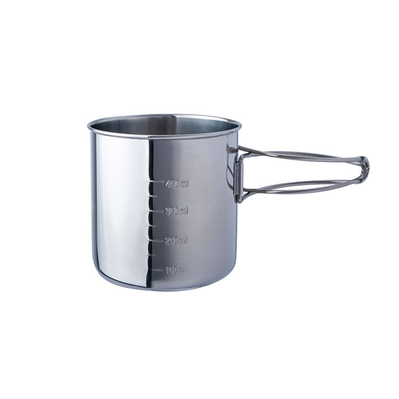 BasicNature Edelstahlbecher 'Space Safer' 0,6 L