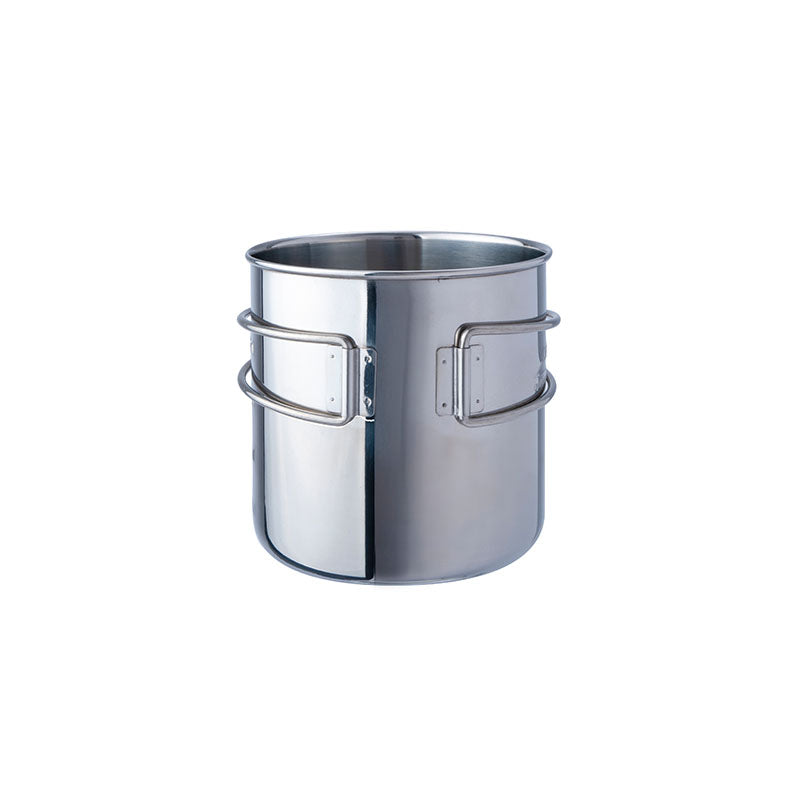 BasicNature Edelstahlbecher 'Space Safer' 0,6 L