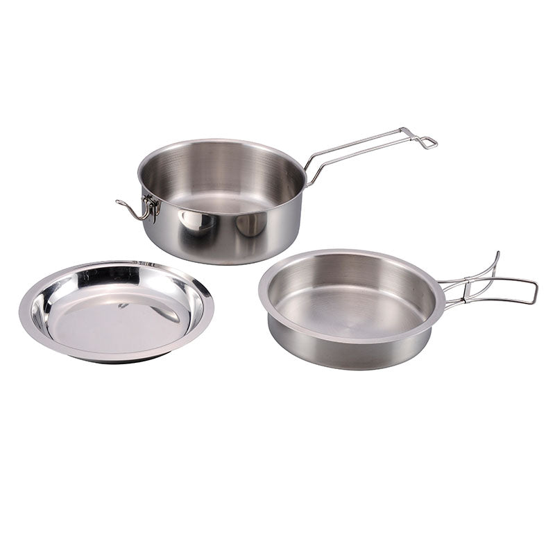 Origin Outdoors Edelstahlkochset 'Snap-Pack'