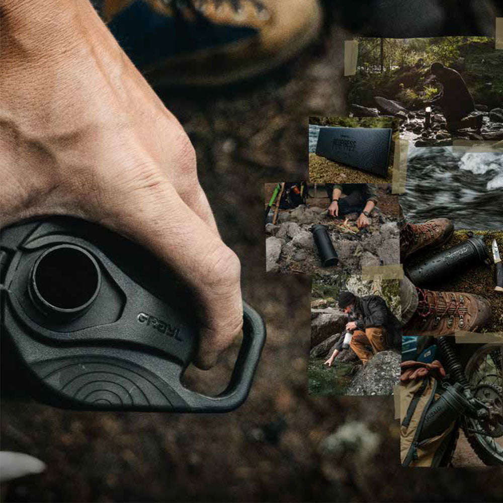 Grayl Geopress Wasserfilter 710ml Camo Schwarz
