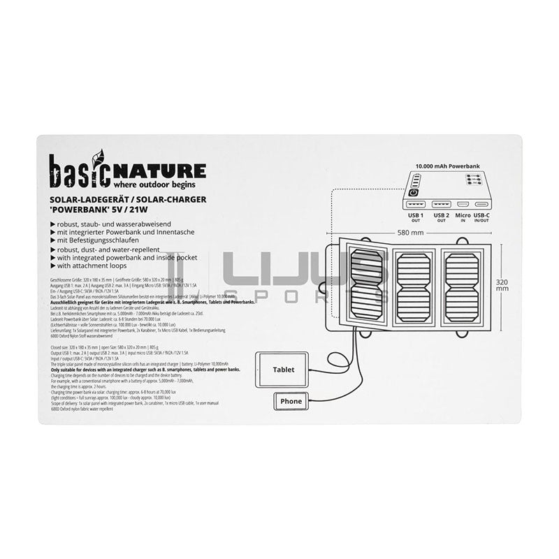 SOLAR CHARGER POWER BANK