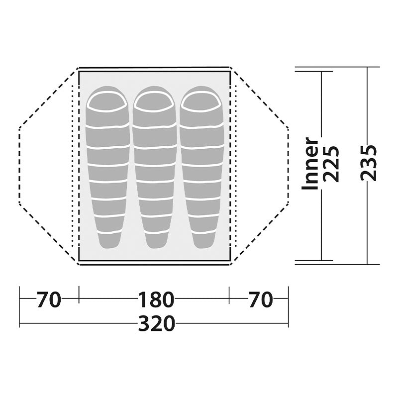 Robens tent 'Lodge' 3 persons