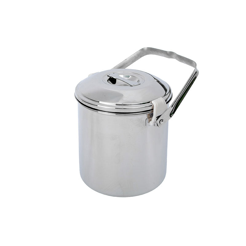 BasicNature stainless steel pot 'Billy Can'