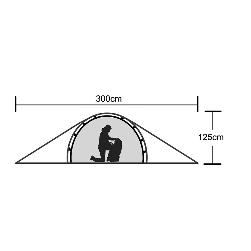 Origin Outdoors tent 'Snugly' 2 persons