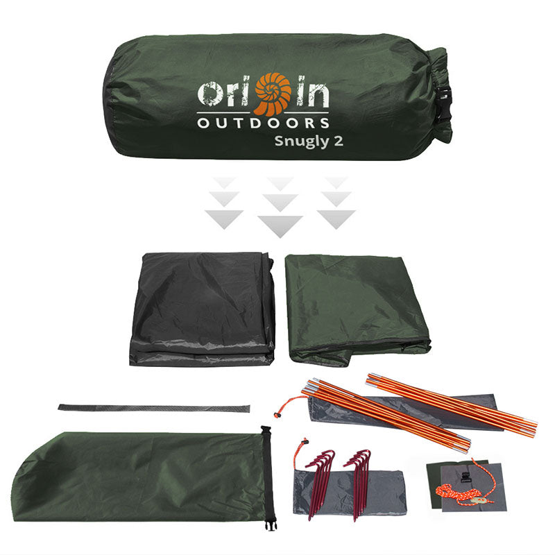 Origin Outdoors Zelt 'Snugly' 2 Personen