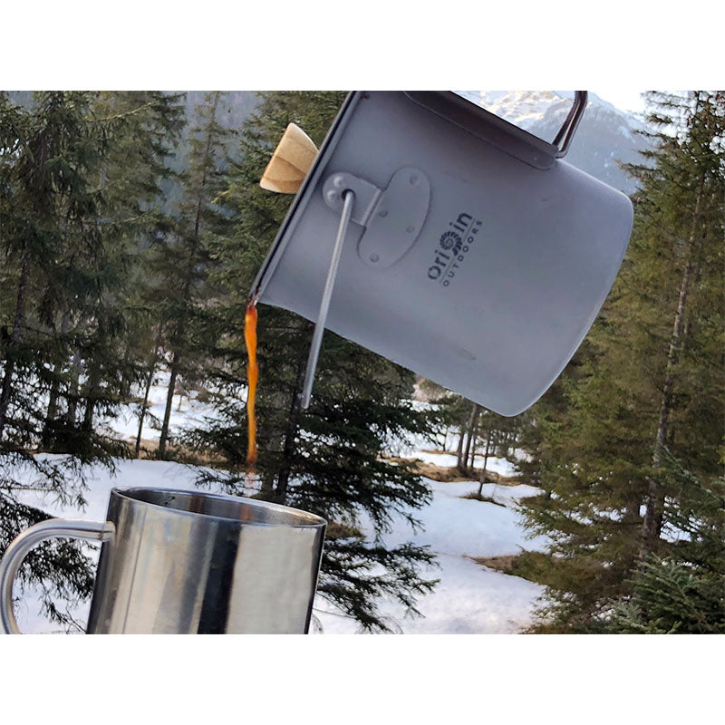 Origin Outdoors French Press 3 in 1 'Titanium'